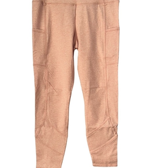 NWT Zuda Peach Athletic 2 Pocket Leggings Large - Picture 1 of 5
